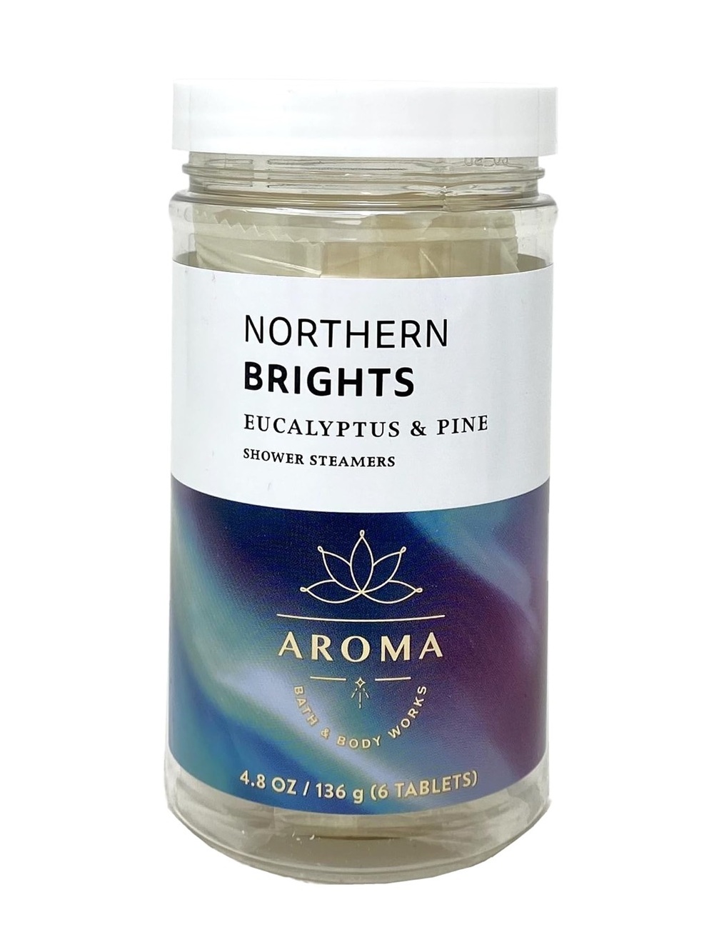 Aroma Northern Brights Eucalyptus & Pine Shower Steamers